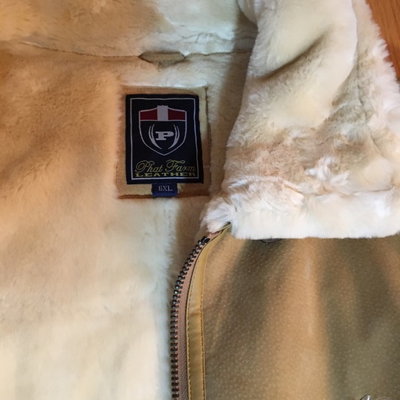 Phat Farm suede leather jacket size 6x - Picture 4 of 5